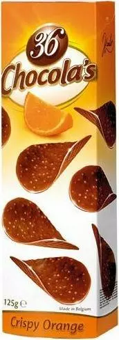 Čokoládové chipsy mléčné pomerančové