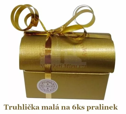 Truhlička malá - 6 ks pralinek