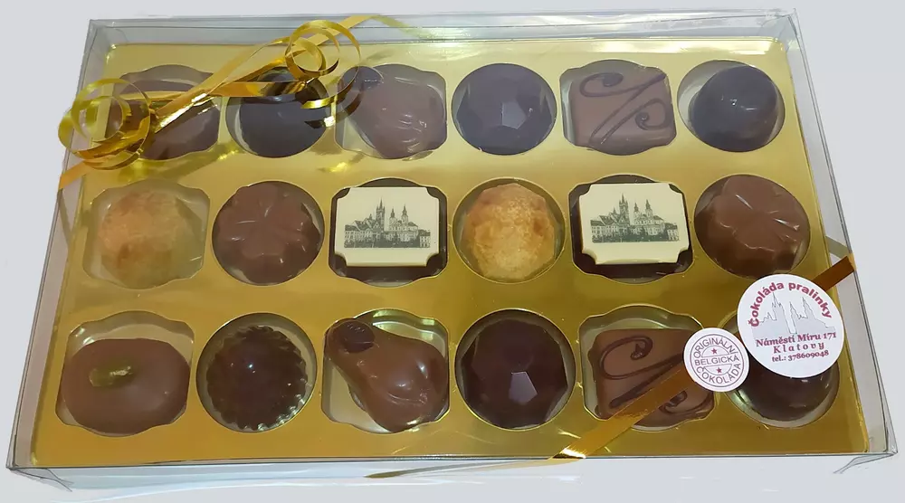 Kazeta 18 ks pralinek
