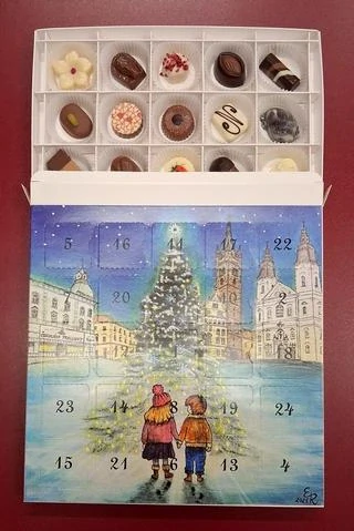 Klatovský adventní kalendář - pralinky