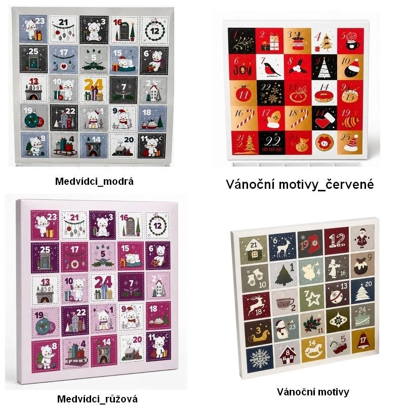 Adventní kalendář - pralinky