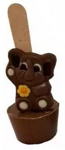 Horká čokoláda s postavičkou