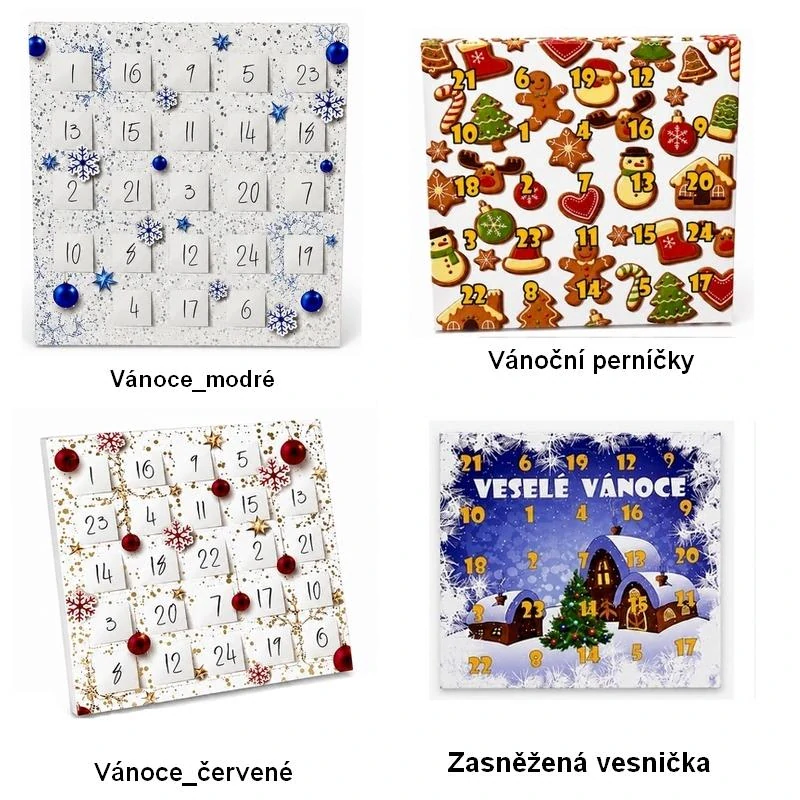 Adventní kalendář - pralinky