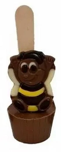 Horká čokoláda s postavičkou