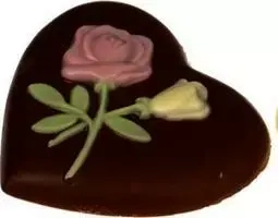 Srdíčko s růží