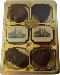 Kazeta 6 ks pralinek