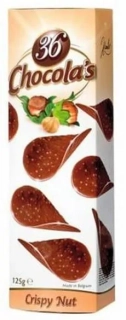 Čokoládové chipsy mléčné lískooříškové