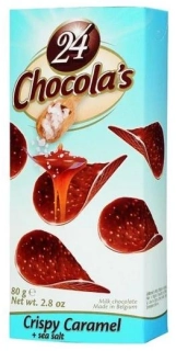 Čokoládové chipsy mléčné karamel s mořskou solí